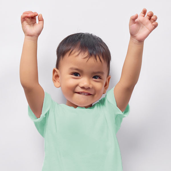 Girl making a snack with Cherrios