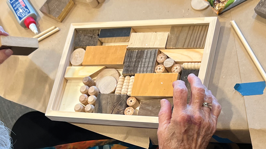 Photo of a 3D sculptural art project