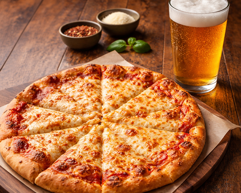Photo of cheese pizza