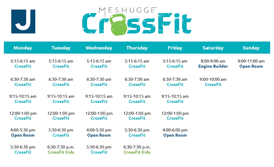 Meshugge CrossFit Schedule