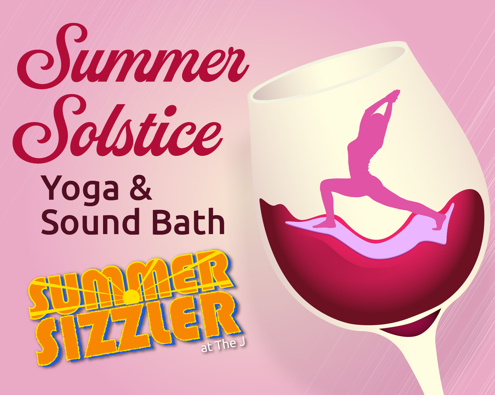 Image of text Summer Solstice Yoga and Sound Bath