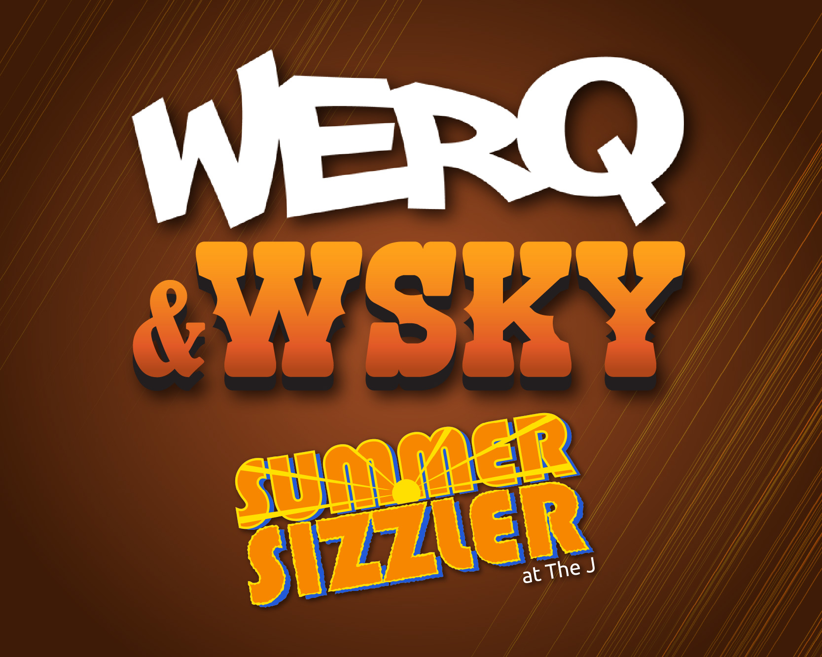 Image of text WERQ & WSKY